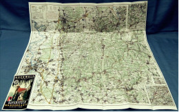 Ca. 1980  Wanderkarte Und Wanderführer Odenwald  -  Von Ravenstein 1: 100 000  - - Landkarten