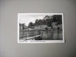 ALLEMAGNE RHENANIE DU NORD WESTPHALIE BLANKENHEIM EIFEL BLICK VOMSTEANDBAB AUF DIE BURG RESTAURANT EM DUFFES - Euskirchen