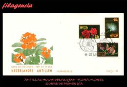 AMERICA. CARIBE ANTILLAS HOLANDESAS SPD-FDC. 1977 FLORA. FLORES - Antillen