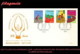 AMERICA. CARIBE ANTILLAS HOLANDESAS SPD-FDC. 1978 JUEGOS INFANTILES. EMISIÓN PRO-INFANCIA - Antillen