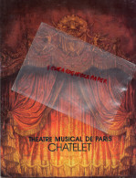 75 - PARIS - PROGRAMME THEATRE LE CHATELET- RECITAL PIANO NIKITA MAGALOFF- CHOPIN-1982-PUB PERRIER-VALENTINO-PACO RABANE - Programma's