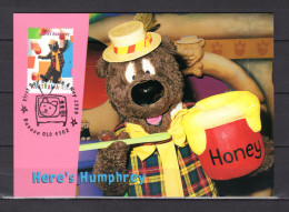 ✅ " HERE'S HUMPHREY " Sur Carte Maximum Et PAP Neuf D'Australie De 1999 . Parfait état. CM - Marionette