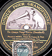 78 Trs -30 Cm - état M - NORY Ténor - EN QUATRE VINGT TREIZE - EN VENDEE - 78 T - Disques Pour Gramophone