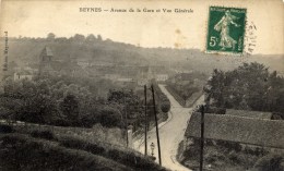 78 BEYNES Avenue De La Gare Et Vue Générale - Beynes