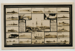 Portsmouth Navy Week 1929 H.M. Ships Real Photo Terror, Argus, Nelson, Iron Duke , Furious, Emperor Of India, Hood - Warships
