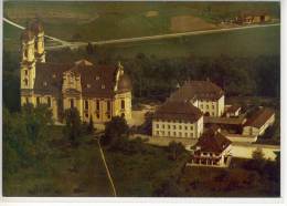 ELLWANGEN Jagst, Wallfahrtskirche SCHÖNENBERG, Schöner Stempel Dinkelsbühl , Luftbild, Flugaufnahme - Ellwangen