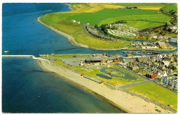 GIRVAN : AERIAL VIEW OF HARBOUR AND BEACH / ADDRESS - TILBURY, NEWTON ROAD (PATON) - Ayrshire