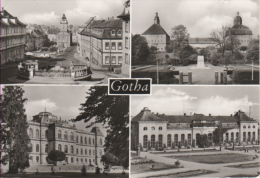 Gotha - S/w Mehrbildkarte 4 - Gotha