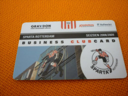 Sparta Rotterdam Football Season Card 08/09 From Netherlands - Sport