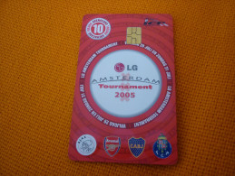 Ajax Amsterdam Arena Stadium Football Chip Card From Netherlands (Arsenal/Porto/Boca Juniors/LG/woman/femme) - Sport