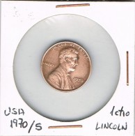 1 Ctvo LINCOLN, USA, 1970 / S - 1959-…: Lincoln, Memorial Reverse