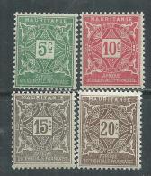 Mauritanie  Taxe N° 17 / 20 XX Partie De Série, Les 4 Valeurs  Sans Charnière, TB - Unused Stamps