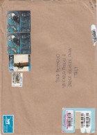 Israele 2007 - Lettera Racc. X L´Italia Affrancata Con 6 Stamps - Cartas & Documentos