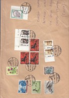 Rep. San Marino 1999 - Bustone Racc. X L'Italia Affrancato Con 13 Stamps - Storia Postale