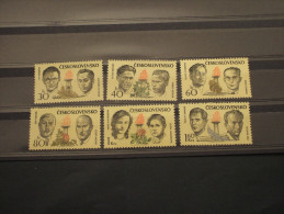 CECOSLOVACCHIA - 1973 COMBATTENTI 6  Valori - NUOVI(++) - Ungebraucht