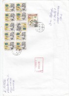 Slovacchia 1999  - Lettera  Racc.  X L´Italia A Con 11 Stamps - Covers & Documents