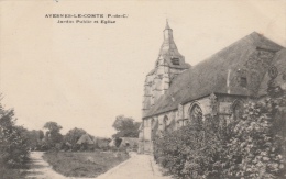 62 AVESNES LE COMTE      Jardin Public Et Eglise    1915 - Avesnes Le Comte