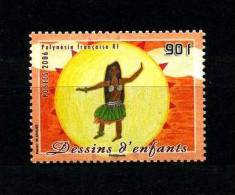 POLYNESIE 2006 - Poste N° 797 Neuf ** = MNH Superbe Dessins D'enfants Children Drawings - Unused Stamps