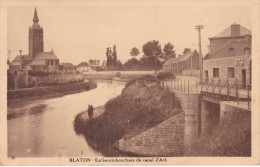 BLATON - EGLISE, EMBOUCHURE Du CANAL D'ATH. / Edit. F. Assoignons - Bernissart