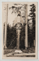 America United States Alaska Indian Thunder Bird Totem Native American Kiam RPPC Real Photo Post Card Postkarte POSTCARD - Amerika