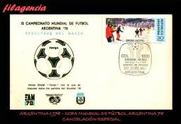 AMERICA. ARGENTINA. ENTEROS POSTALES. MATASELLO ESPECIAL 1978. COPA DE FÚTBOL ARGENTINA 78. CENTRO DE PRENSA - Entiers Postaux
