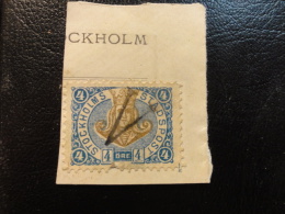 Stockholm Local Stamp Stadsposten Cancel On Piece - Emisiones Locales