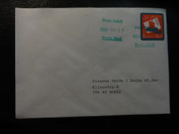 BORAS 1999 Jul Post GREEN CANCEL Local Stamp On Cover - Emisiones Locales