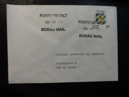 BORAS MAIL LOKALPOST Local Stamp On Cover - Emissions Locales