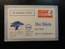 Svarslosen Svarskuvert Local Stamp On Cover - Lokale Uitgaven