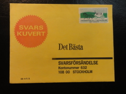 Svarslosen Local Stamp On Cover - Emisiones Locales