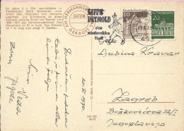 Special Postmark - Lippk Detmold, Detmold, 21.6.1970., Germany, Postcard - Autres & Non Classés