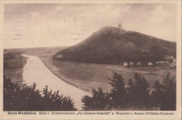 Porta Westfalica - Blick V. Waldrestaurant "Zur Schone Aussicht" - Porta Westfalica