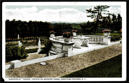 Saratoga Springs , NY -  Gardens At "Yaddo" Estate Of Spencer Trask  -  Ansichtskarte Ca. 1931    (5695) - Saratoga Springs