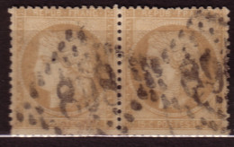 CERES - N°59 - 15c BISTRE EN PAIRE OBLITERATION GC. - 1871-1875 Ceres
