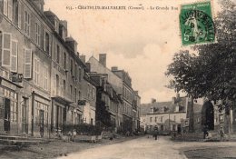 V1211 Cpa 23 Chatelus Malvaleix - La Grande Rue - Chatelus Malvaleix