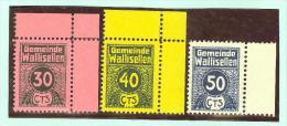 Heimat ZH Wallisellen Lot Mit 3 Fiskalmarken - Revenue Stamps