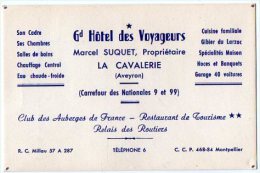 Delcampe - VP2962 - CDV - Carte De Visite - Grand Hotel Des Voyageurs Marcel SUQUET Propriétaire à LA CAVALERIE - Visitenkarten