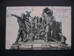 Saint-Quentin.-Bas-relief Du Monument De La Defense(1557) 1907 - Picardie