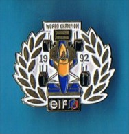 PIN´S //  ** WORLD CHAMPION ** 1992 ** ELF ** - Automobile - F1