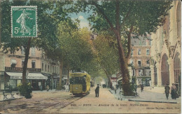 CP - 06- Nice - Avenue De La Gare Notre Dame. - Schienenverkehr - Bahnhof