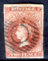 Australia-del-Sud-00014a - 1855 - Y&T N. 2 (o) Privo Di Difetti Occulti. - Used Stamps