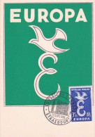 France N°1174 - Europa - Carte Maximum - 1950-1959