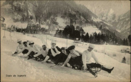 SPORTS D'HIVER - LUGE - Train De Lugeurs - SUISSE - Sports D'hiver