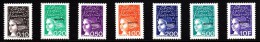 Mayotte MNH Scott #112-#118 Set Of 7 MAYOTTE Overprint On France Definitives - Unused Stamps
