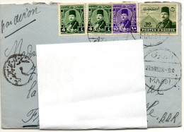 Envoi Par Avion Lette De 1952 - Used Stamps