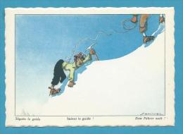 CPSM 24 - Sports D´hiver Ski - Suivez Le Guide - Illustrateur SAMIVEL - Samivel