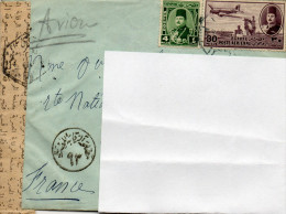 Envoi Par Avion Lette De 1949 - Used Stamps