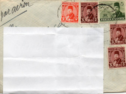 Envoi Par Avion Lettre De 1952 - Used Stamps