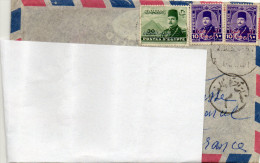 Envoi Par Avion Lettre De 1952 - Briefe U. Dokumente