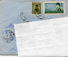 Envoi Par Avion Lettre De 1951 - Used Stamps